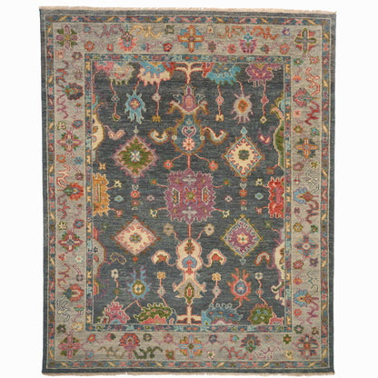 Verve Dark Gray Multi Rug – cabin lodge area rug