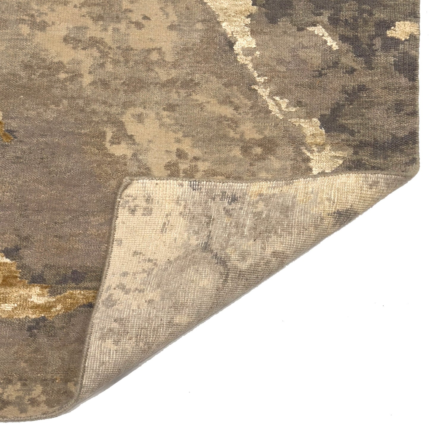 Capel Kaiso Area Rug - Pewter - Back View