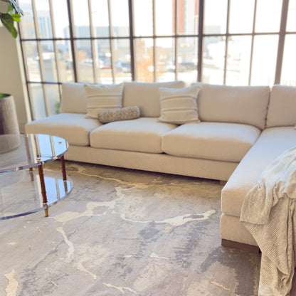 Capel Kaiso Area Rug - Pewter - Lifestyle View