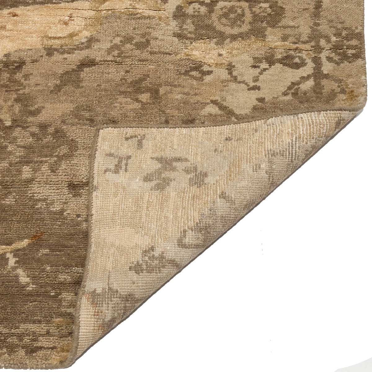 Capel Kaiso Area Rug - Steel - Back View