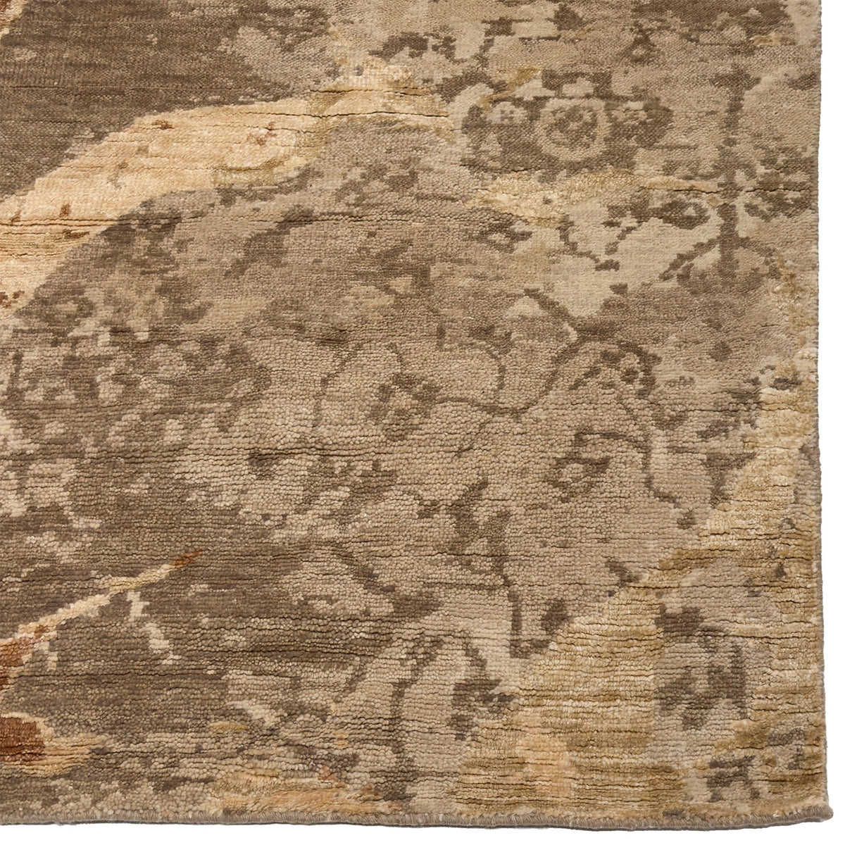 Capel Kaiso Area Rug - Steel - Corner View