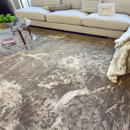 Capel Kaiso Area Rug - Steel - Lifestyle View