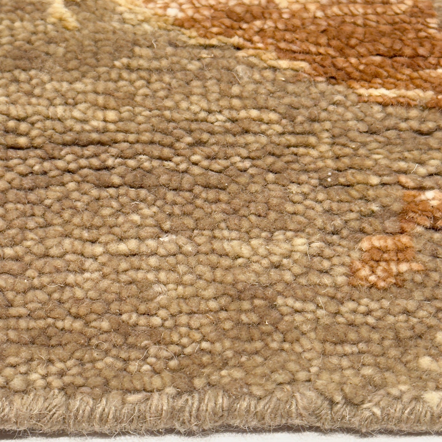 Capel Kaiso Area Rug - Steel - Cross-Section View