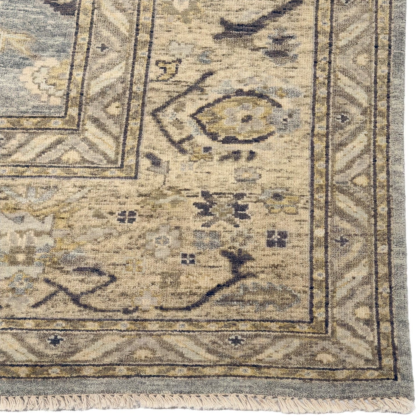 Capel Tapestry Area Rug - Stonebrash - Corner View
