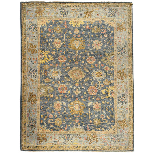 Capel Tapestry Area Rug - Azure