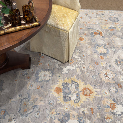 Capel Tapestry Area Rug - Tan - Lifestyle View