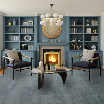 Heath Turquoise Rug – detail view
