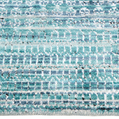 Veld Aqua Rug – room setting