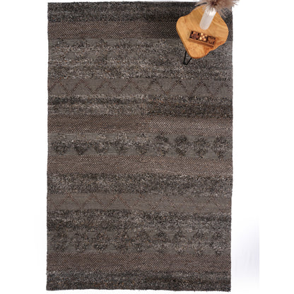 Boho Bliss Wood Rug – detail view