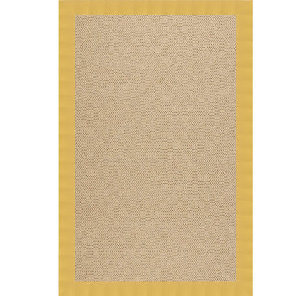 Creative Concepts Rug – Cane Wicker Canvas Canary – detail view