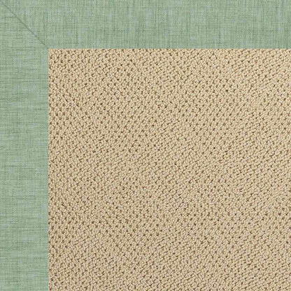 Creative Concepts Rug – Cane Wicker Rave Spearmint – room setting