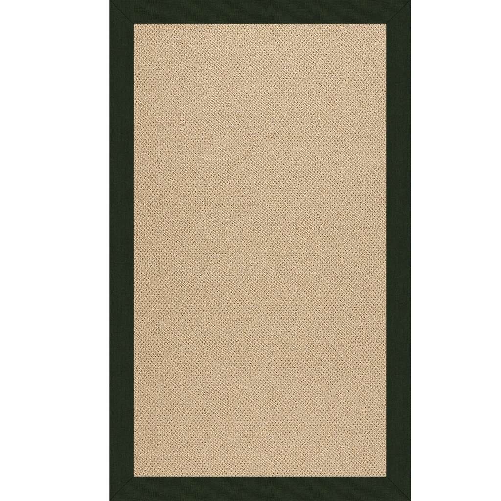 Creative Concepts Rug – Cane Wicker Canvas Fern – detail view