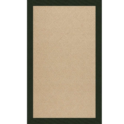 Creative Concepts Rug – Cane Wicker Canvas Fern – detail view