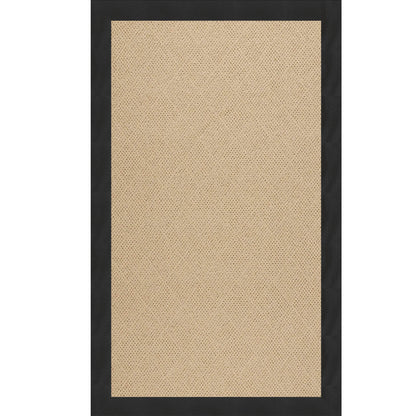 Creative Concepts Rug – Cane Wicker Canvas Black – detail view