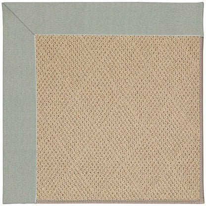 Creative Concepts Rug – Cane Wicker Canvas Spa Blue – room setting