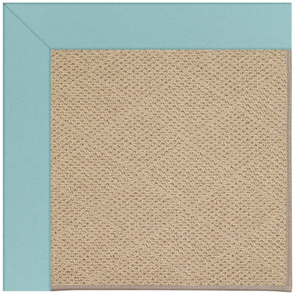Creative Concepts Rug – Cane Wicker Canvas Aquatic – room setting