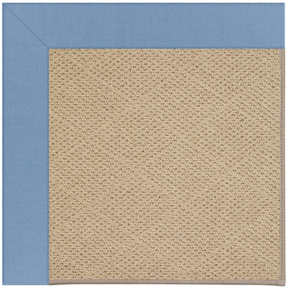 Creative Concepts Rug – Cane Wicker Canvas Air Blue – room setting