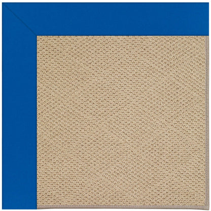 Creative Concepts Rug – Cane Wicker Canvas Pacific Blue – room setting