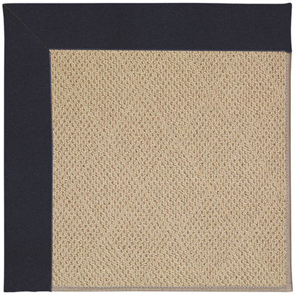 Creative Concepts Rug – Cane Wicker Canvas Navy – room setting