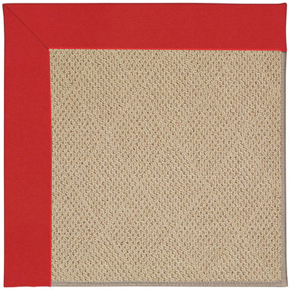 Creative Concepts Rug – Cane Wicker Canvas Jockey Red – room setting