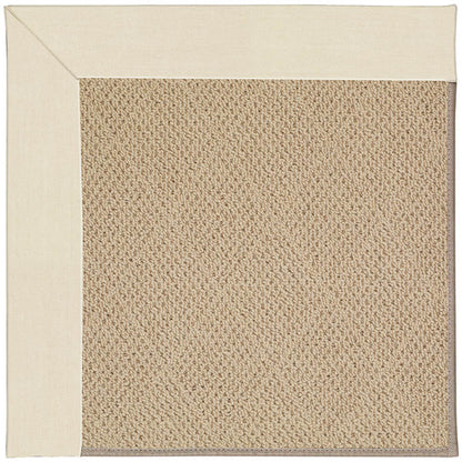 Creative Concepts Rug – Cane Wicker Canvas Sand – cabin lodge area rug