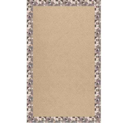Creative Concepts Rug – Cane Wicker Geo Bronze – detail view