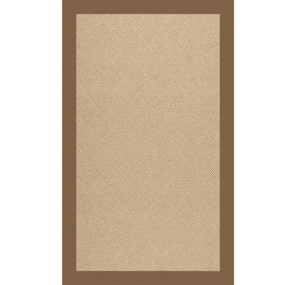 Creative Concepts Rug – Cane Wicker Canvas Cocoa – detail view