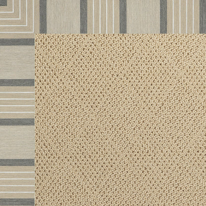 Creative Concepts Rug – Cane Wicker Cove Pebble – room setting