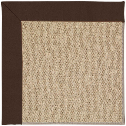 Creative Concepts Rug – Cane Wicker Canvas Bay Brown – room setting