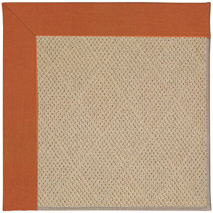 Creative Concepts Rug – Cane Wicker Canvas Rust – cabin lodge area rug