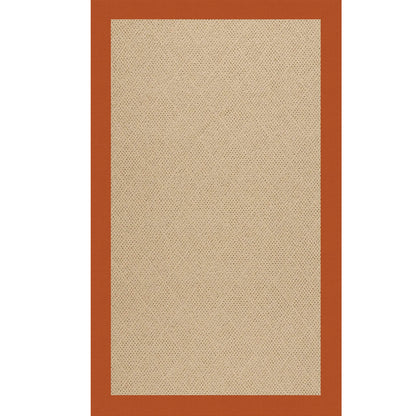 Creative Concepts Rug – Cane Wicker Canvas Rust – detail view