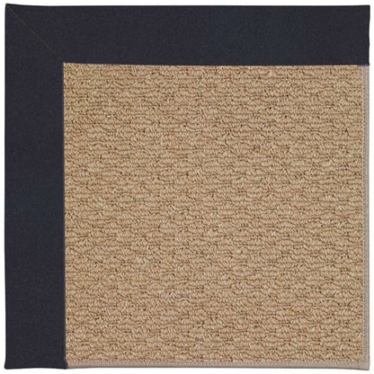 Creative Concepts Rug – Raffia Canvas Navy – cabin lodge area rug