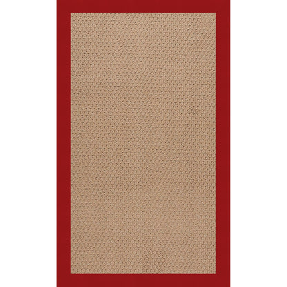 Creative Concepts Rug – Raffia Canvas Jockey Red – detail view
