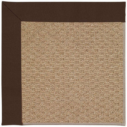 Creative Concepts Rug – Raffia Canvas Bay Brown – room setting