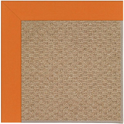 Creative Concepts Rug – Raffia Canvas Tangerine – cabin lodge area rug