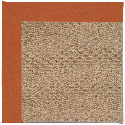 Creative Concepts Rug – Raffia Canvas Rust – room setting