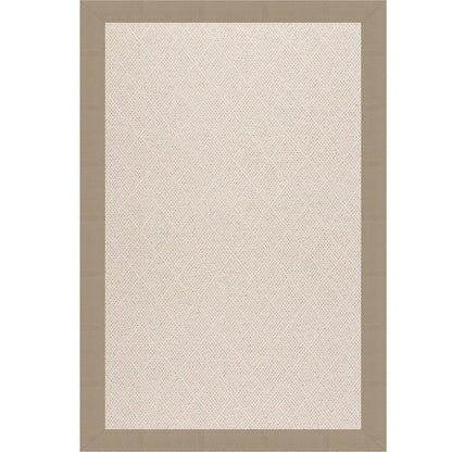 Creative Concepts Rug – White Wicker Canvas Linen – detail view