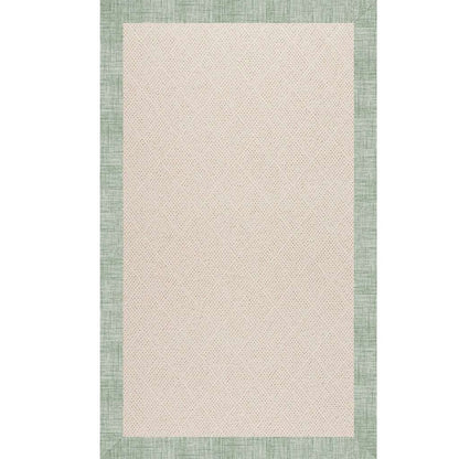 Creative Concepts Rug – White Wicker Rave Spearmint – detail view