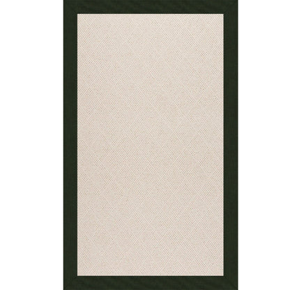 Creative Concepts Rug – White Wicker Canvas Fern – detail view