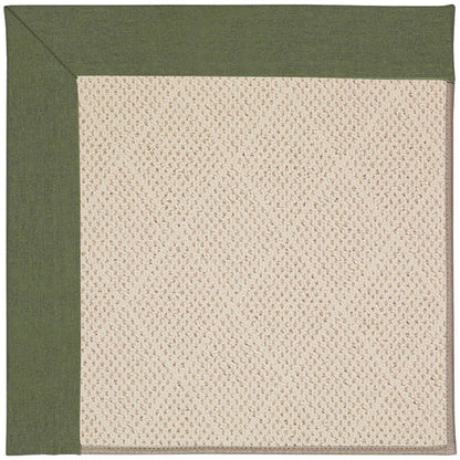 Creative Concepts Rug – White Wicker Canvas Fern – room setting
