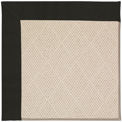 Creative Concepts Rug – White Wicker Canvas Black – cabin lodge area rug