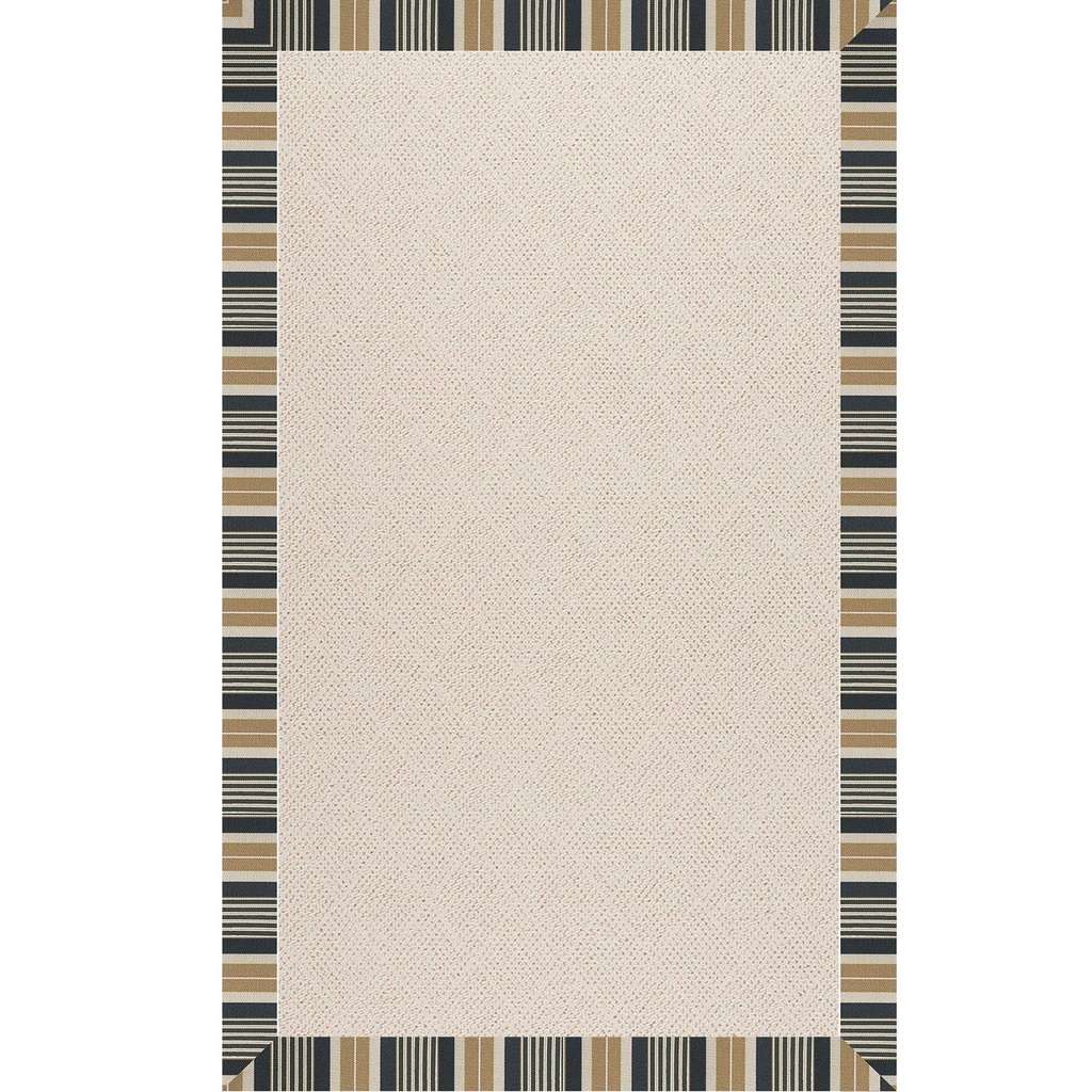 Creative Concepts Rug – White Wicker Long Hill Ebony – detail view