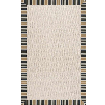Creative Concepts Rug – White Wicker Long Hill Ebony – detail view