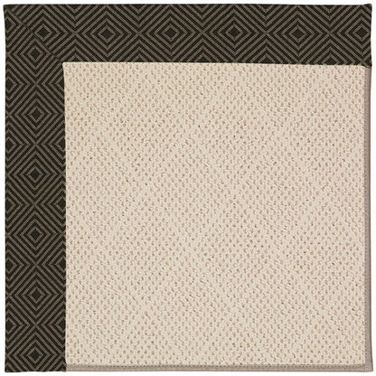 Creative Concepts Rug – White Wicker Fortune Lava – cabin lodge area rug