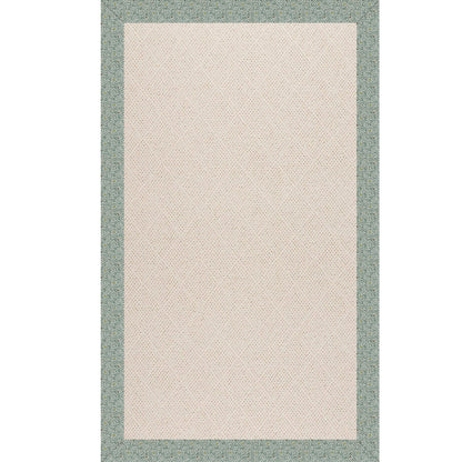 Creative Concepts Rug – White Wicker Profile Lake – detail view