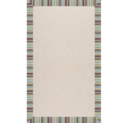 Creative Concepts Rug – White Wicker Brannon Whisper – detail view