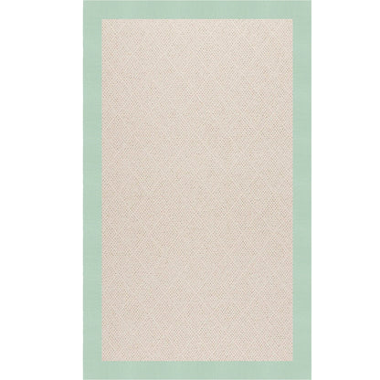 Creative Concepts Rug – White Wicker Canvas Spa Blue – detail view