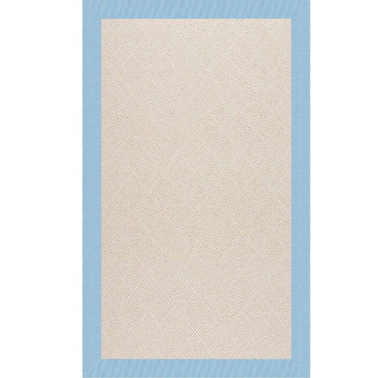Creative Concepts Rug – White Wicker Canvas Air Blue – detail view