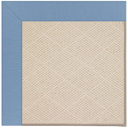 Creative Concepts Rug – White Wicker Canvas Air Blue – room setting