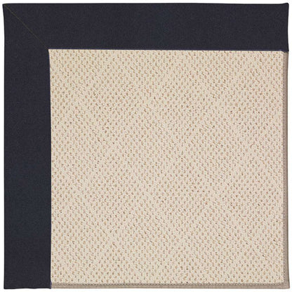 Creative Concepts Rug – White Wicker Canvas Navy – cabin lodge area rug